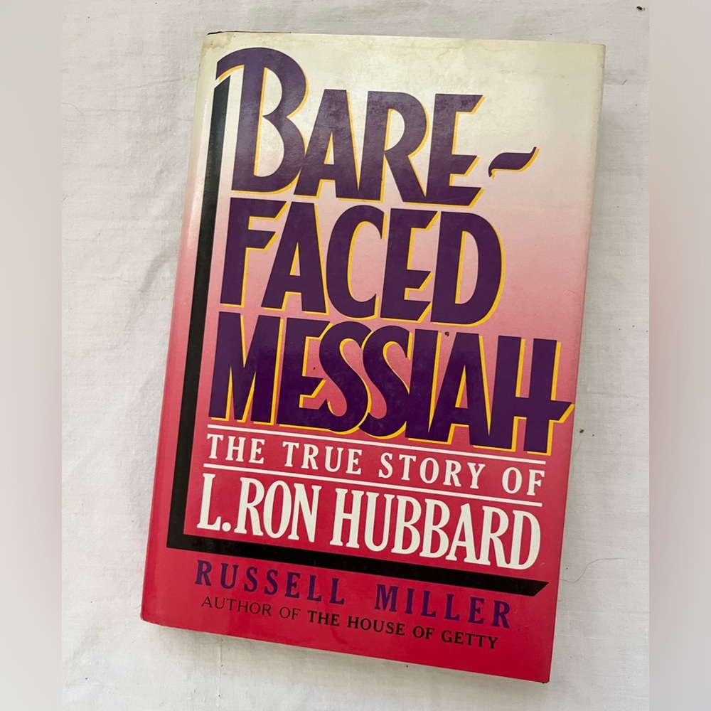 BOOK 📚 BARE FACED MESSIAH Scientology Scientologist by Russell Miller